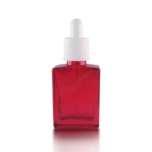 بطری شیشه ای 50ml مربع